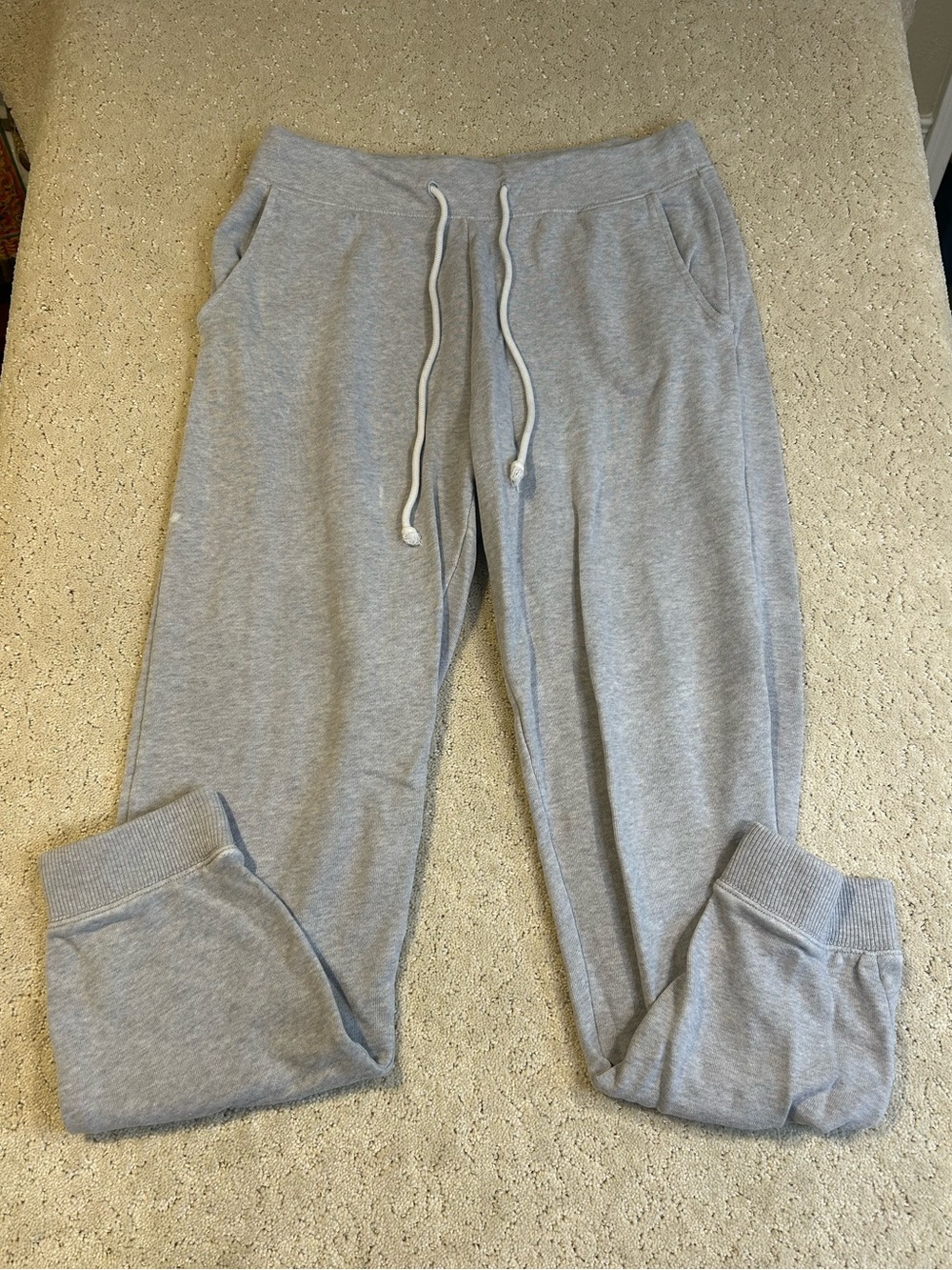 American Eagle Outfitters Grey Jogger Sweatpants W/ Drawstring Size Medium